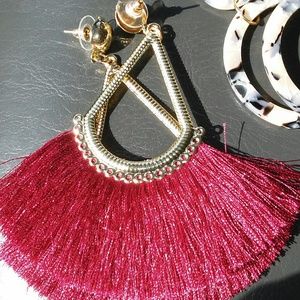 Fringe earrings